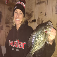 Ice house rental crappie fishing